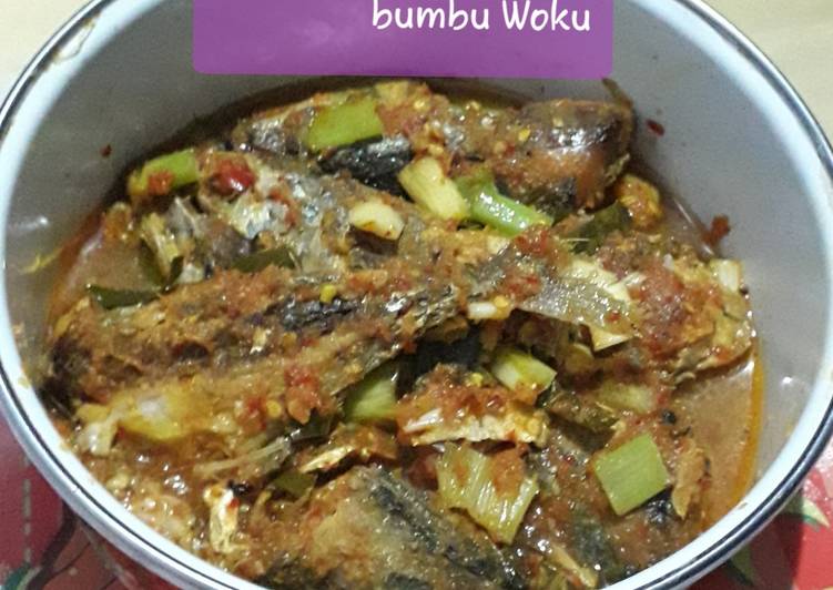 Ikan kembung masak woku