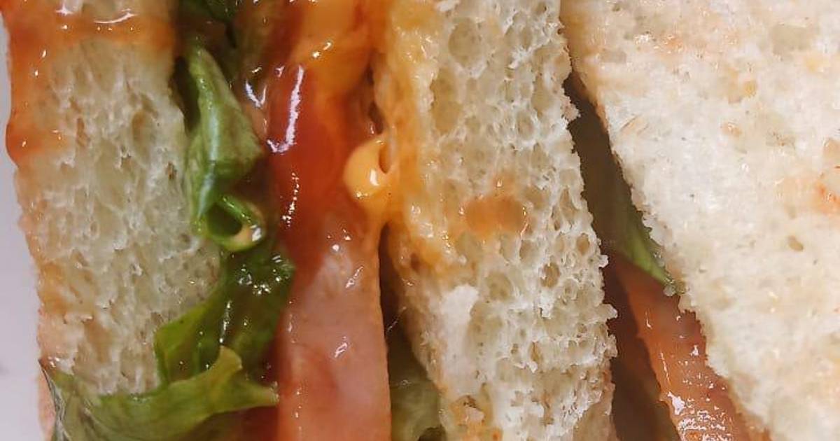 Snack Roti Gandum Resep Sandwich Roti Gandum oleh naranami - Cookpad