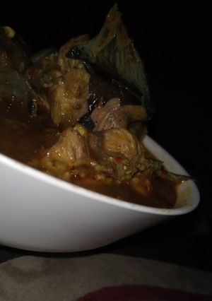 A picture of Cat Fish Pepper Soup.