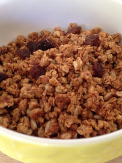 A picture of Peanut Butter Granola.