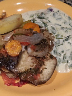 Una foto de Vegetales al horno, hechos envueltos en papel aluminio