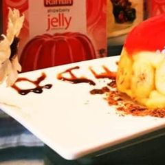 A picture of Rafhan bananas dessert.
