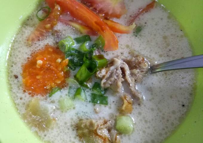 Soto betawi kuah santan susu