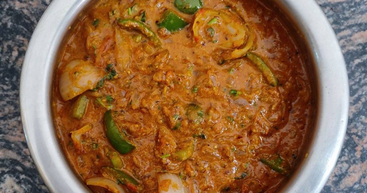 Onion Capsicum Masala 📌 Recipe by Udbhav Rai - Cookpad