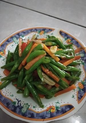 Foto resep Tumis buncis wortel simpel