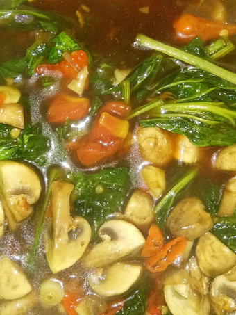 Langkah Mudah untuk Menyiapkan Tumis sawi jamur kancing Istimewa