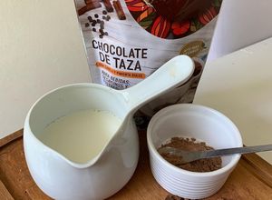Una foto de Chocolate caliente a la Taza