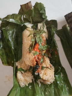 Foto resep Nasi bakar cumi sambal bawang