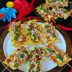 A picture of Cheesy Pasta Sticks.
