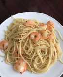 Spaguetti con camarón 🍤 Facilísimo