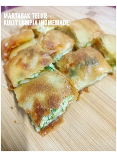 Foto resep Martabak telur + kulit lumpia (Homemade)