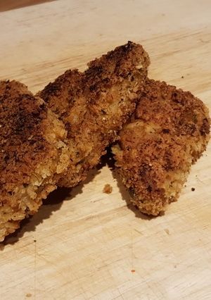 A picture of Kentucky fried coating.