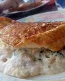Omelette soufflet rellena