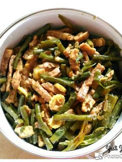 Foto resep Tumis tempe kacang panjang