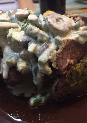 Una foto de Carne rellena con espárragos y champiñones - Método Grez