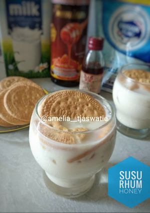 Foto resep 14. Susu Rhum Honey