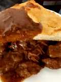 My Slow Cooked Peppered Steak & Onion pie 🥰🥰🥰