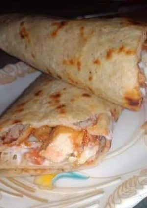 A picture of Paratha roll.