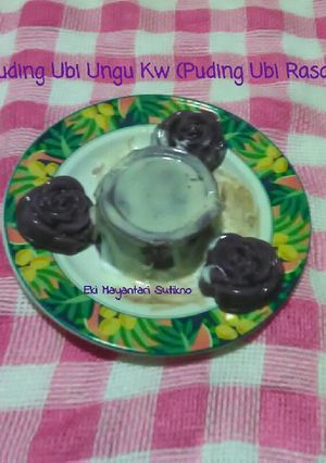 Foto resep Puding Ubi Ungu Kw (Puding Ubi Rasa Taro)
