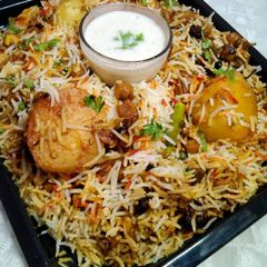 A picture of Chana aloo Biryani🍲چنہ آلو بریانی 🍲.