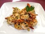 Camarones al cilantro y limón