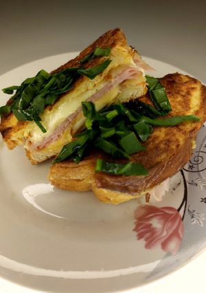 Una foto de Sándwich en sartén