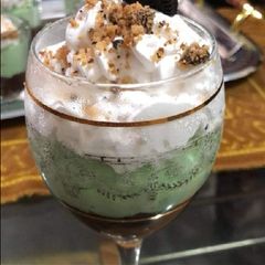 A picture of Chocolate Pudding with Banana Oreo Mousse 😋.
