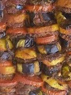 صورة لوصفة كباب الباذنجان على الطريقة الديرية