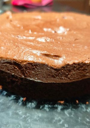 Une photo de Gâteau mousse au chocolat sans lactose et sans gluten