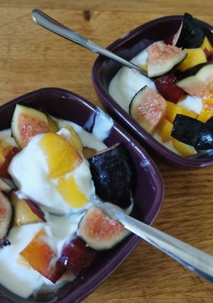 Une photo de Petit goûter aux fruits d'été