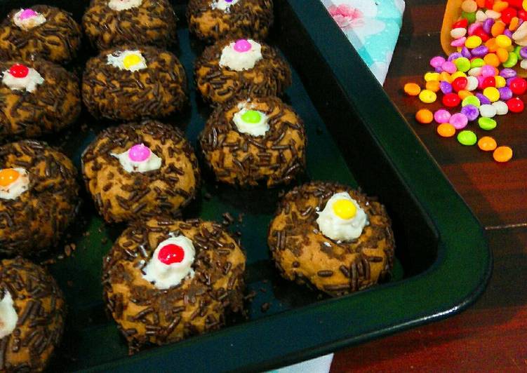 Resep: EnakRainbow-Choco coffee cookies