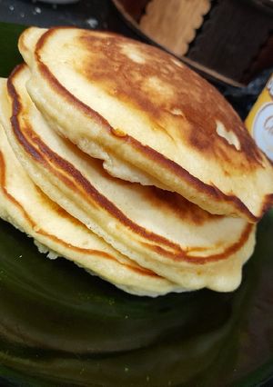 A picture of Homemade Pancakes with Self-Rising Flour.
