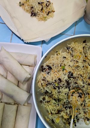 Foto resep Lumpia Bihun Jamur