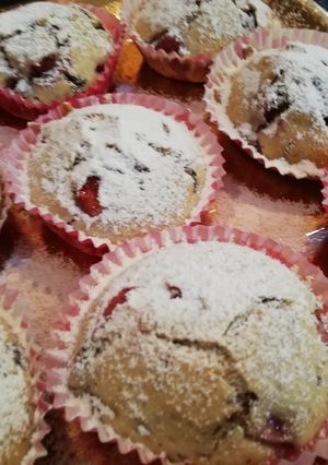 Foto di Muffin fragolosi con cioccolato fondente