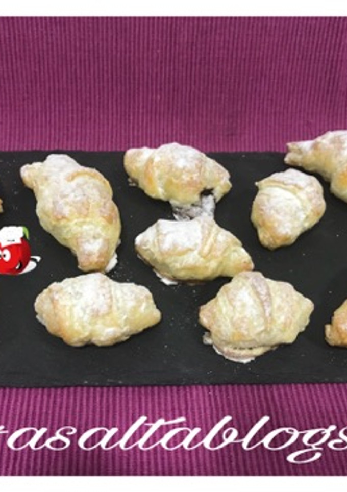 Una foto de Croissants de chocolate