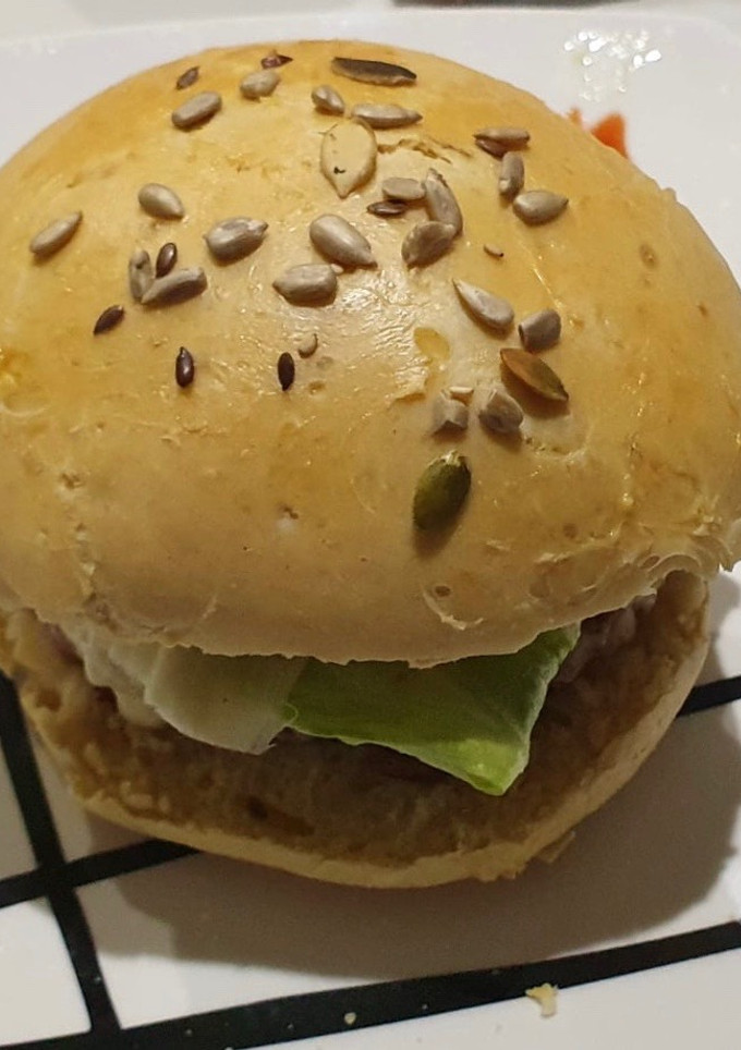Una foto de Pan hamburguesa