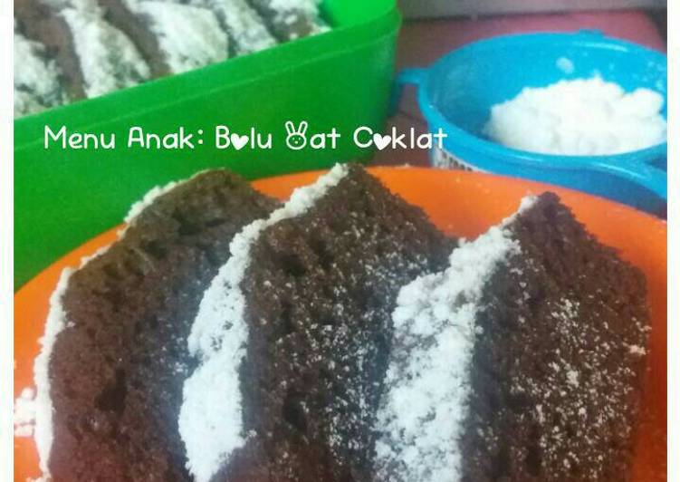 Menu Anak: Bolu Oat Coklat