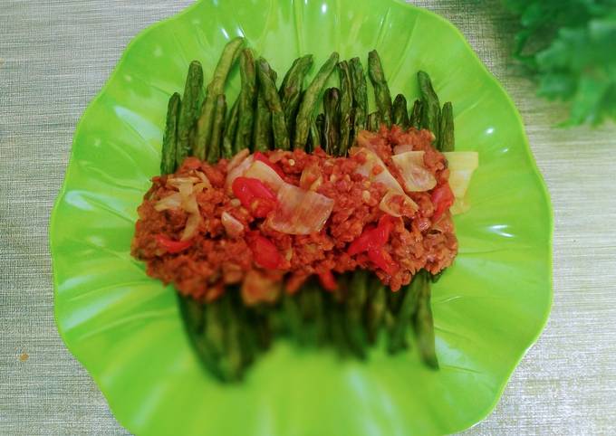 Resep Tumis Buncis Daging Cincang Oleh Auroras Kitchen Cookpad