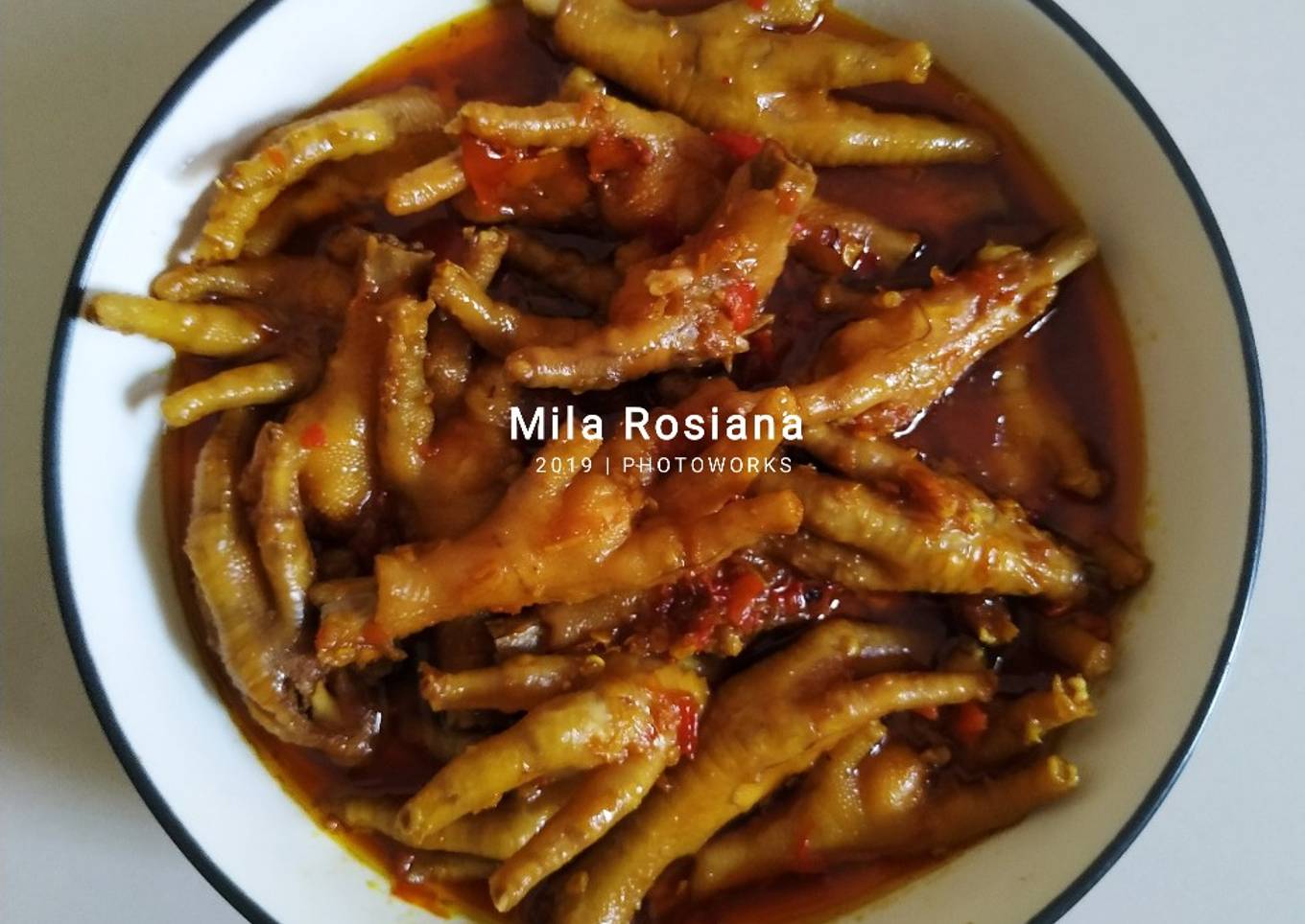 Ceker Pedas Manis ala Umil