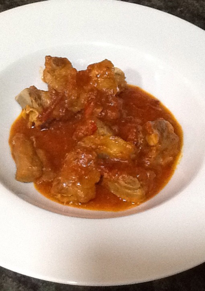 Una foto de Costillas de cerdo con pimiento