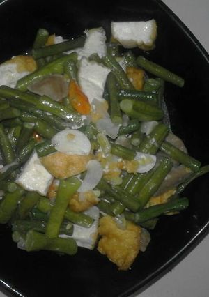Foto resep Tumis kacang panjang+tahu+bakso