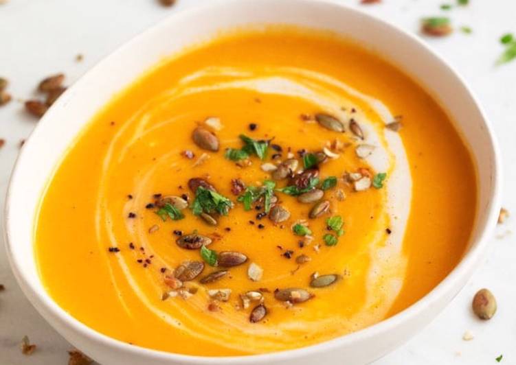 Easiest Way to Prepare Homemade Pumpkin Soup