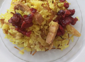 Una foto de Arroz a la Cúrcuma