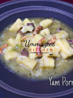 A picture of Yam porridge.