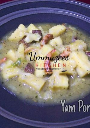 A picture of Yam porridge.