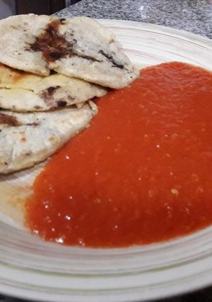 Una foto de Pupusas childoreñas