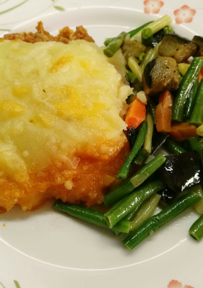 Una foto de Pastel de patata y carne