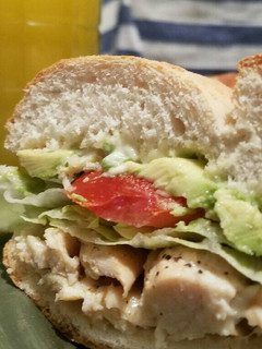Una foto de Torta de pechuga de pollo