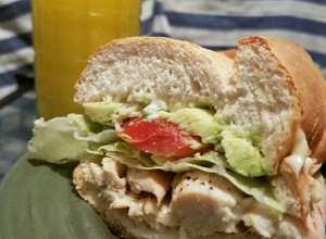 Una foto de Torta de pechuga de pollo