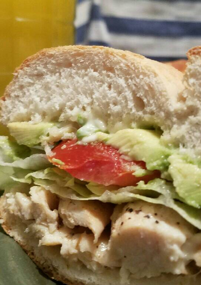 Una foto de Torta de pechuga de pollo